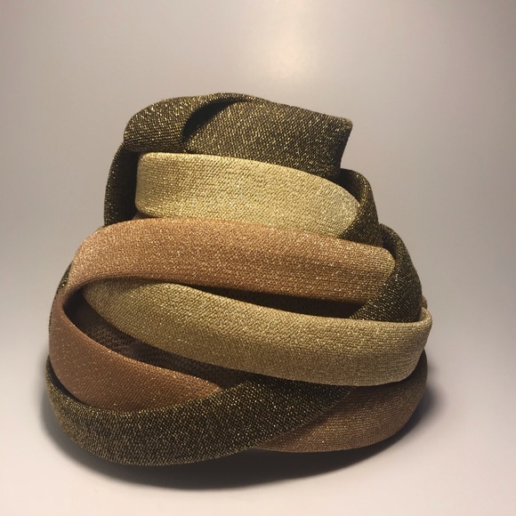 Vintage 50’s Pink, Gold, and Green lurex hat - Picture 5 of 7